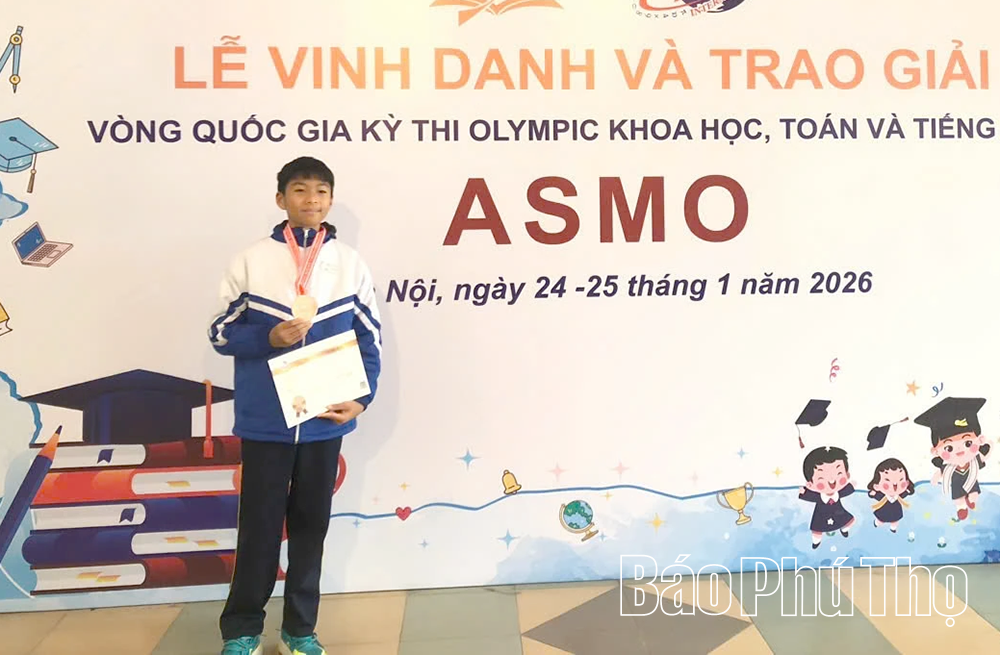 9 học sinh Trường THCS Văn Lang đạt thành tích cao tại Kỳ thi ASMO