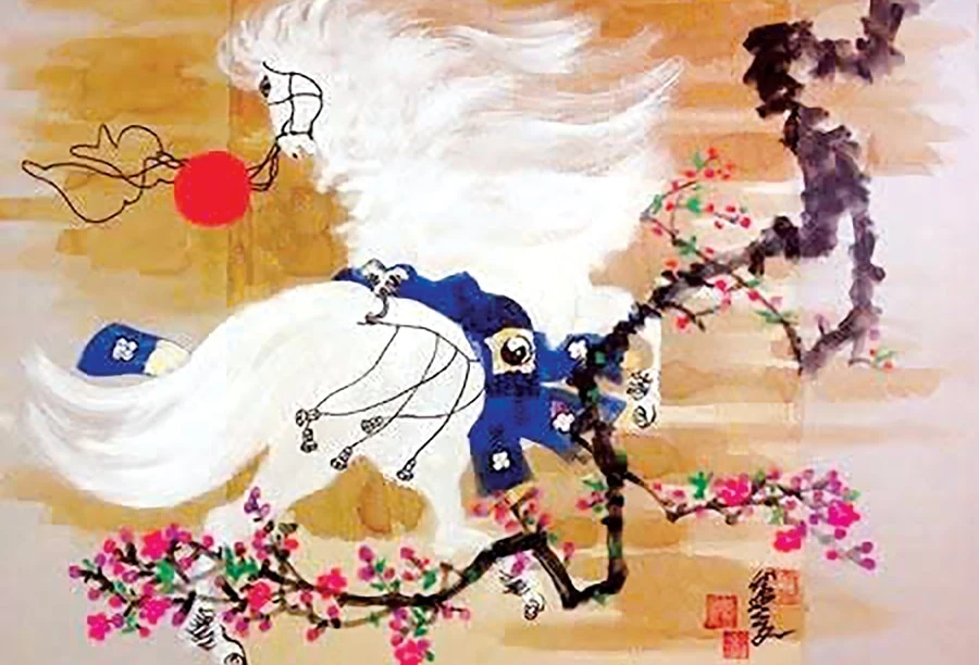 “Kể chuyện ngựa trên tranh