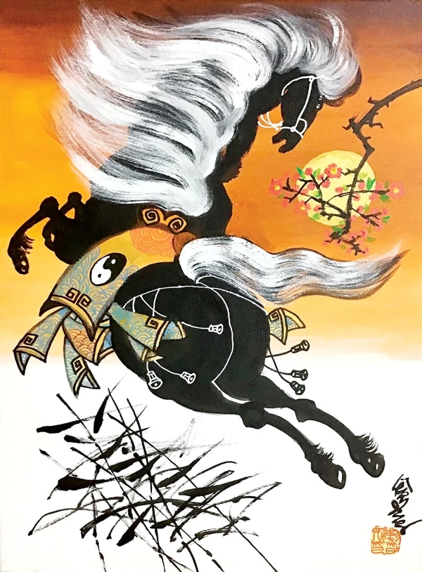 “Kể chuyện ngựa trên tranh