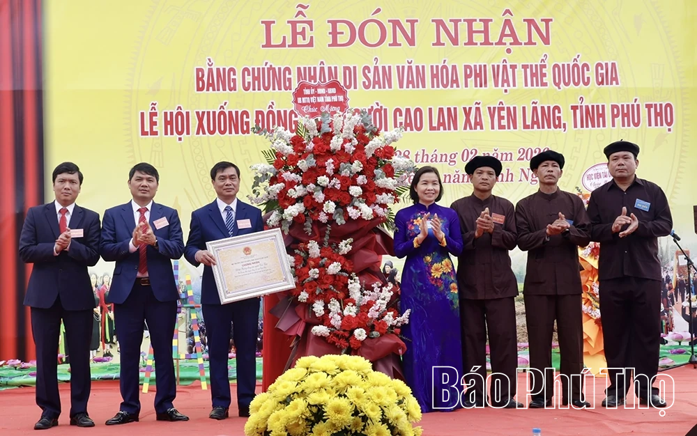 Đặc sắc lễ hội Xuống đồng của đồng bào Cao Lan ở Yên Lãng