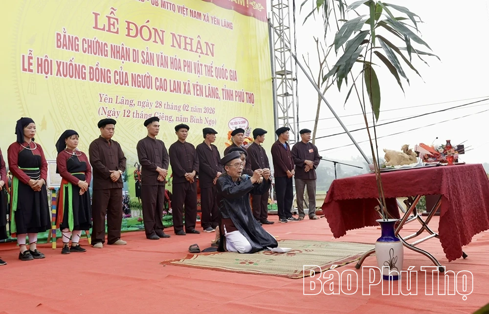 Đặc sắc lễ hội Xuống đồng của đồng bào Cao Lan ở Yên Lãng
