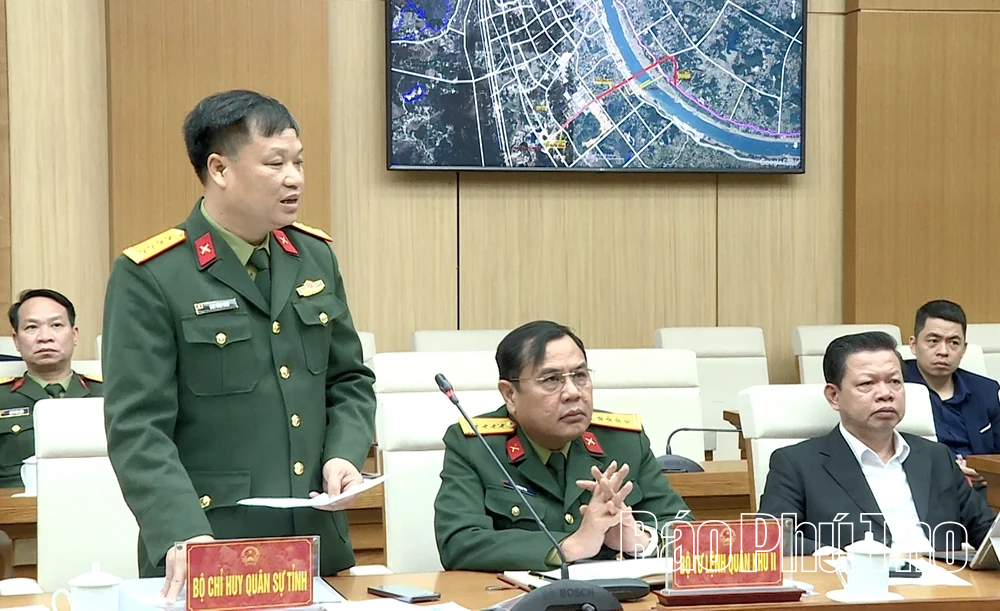 Cho ý kiến xây dựng cầu Sông Lô mới, Ngày hội tòng quân và một số nội dung quan trọng