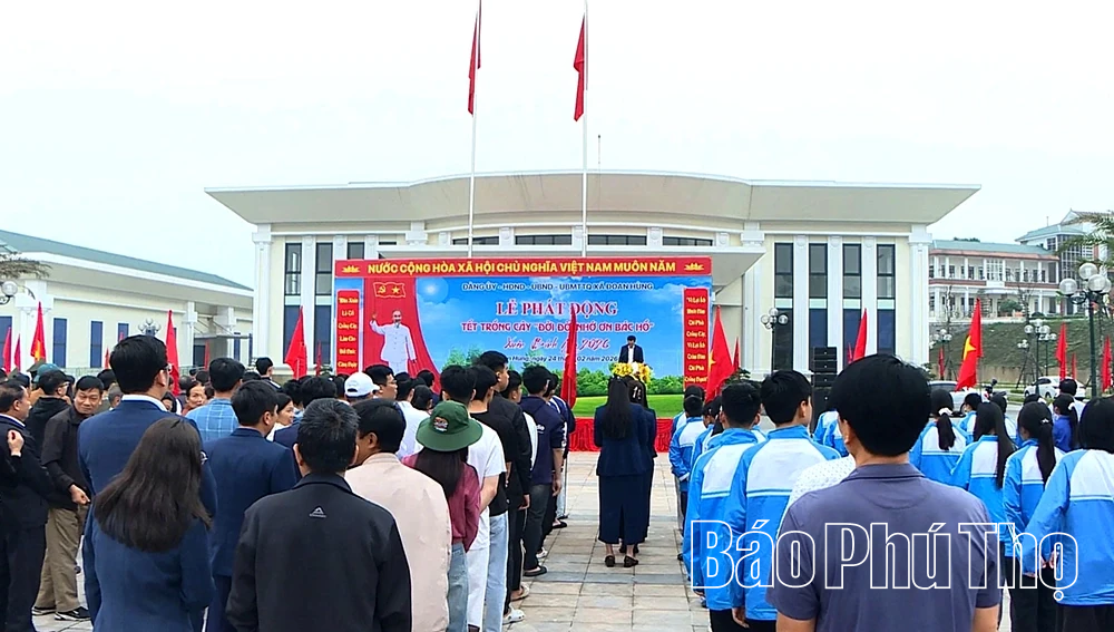 Xã Đoan Hùng phát động Tết trồng cây Xuân Bính Ngọ