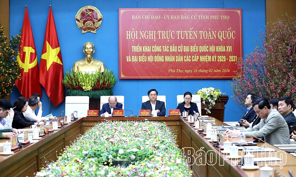 Hội nghị trực tuyến toàn quốc về công tác bầu cử đại biểu Quốc hội và HĐND các cấp