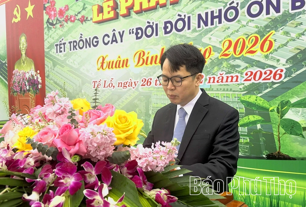 Xã Tề Lỗ phát động Tết trồng cây Đời đời nhớ ơn Bác Hồ” Xuân Bính Ngọ