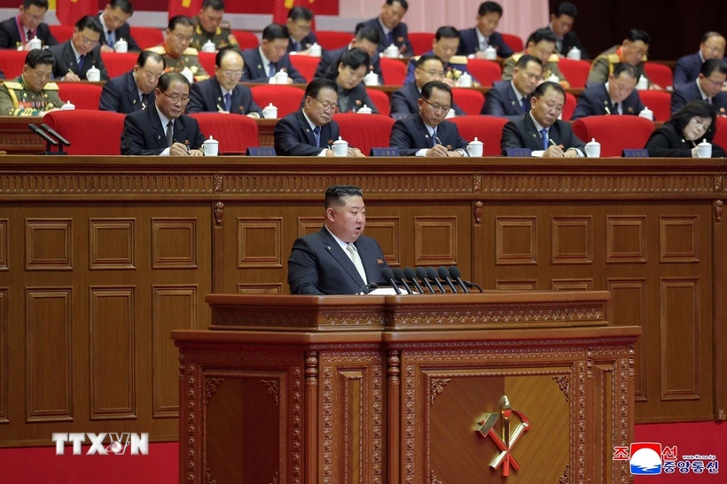 Ông Kim Jong Un tái đắc cử Tổng Bí thư Đảng Lao động Triều Tiên