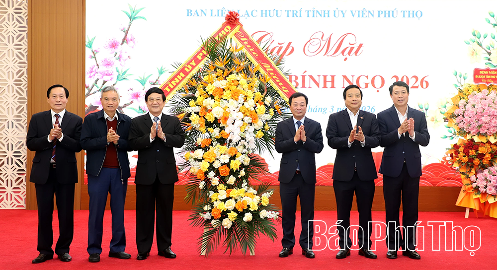 Ban liên lạc hưu trí Tỉnh ủy viên Phú Thọ gặp mặt đầu Xuân Bính Ngọ