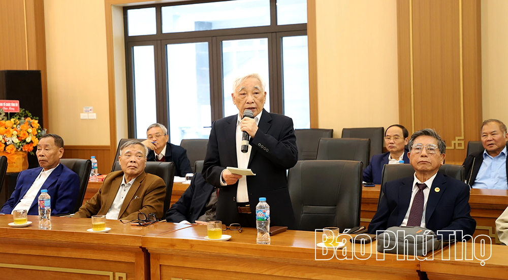 Ban liên lạc hưu trí Tỉnh ủy viên Phú Thọ gặp mặt đầu Xuân Bính Ngọ