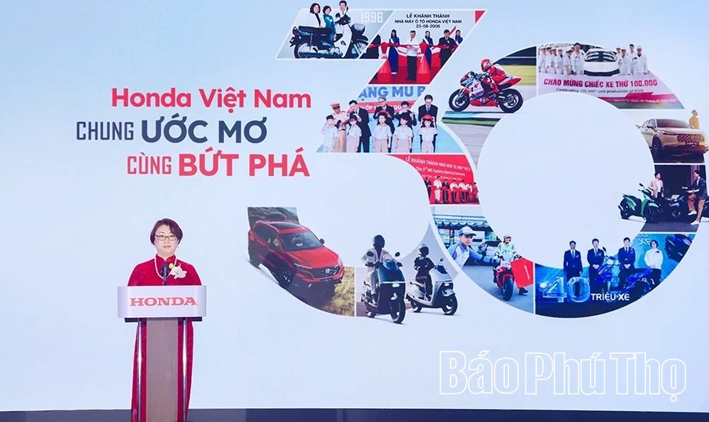 Kỷ niệm 30 năm thành lập Công ty Honda Việt Nam: Khẳng định vị thế doanh nghiệp FDI tiêu biểu