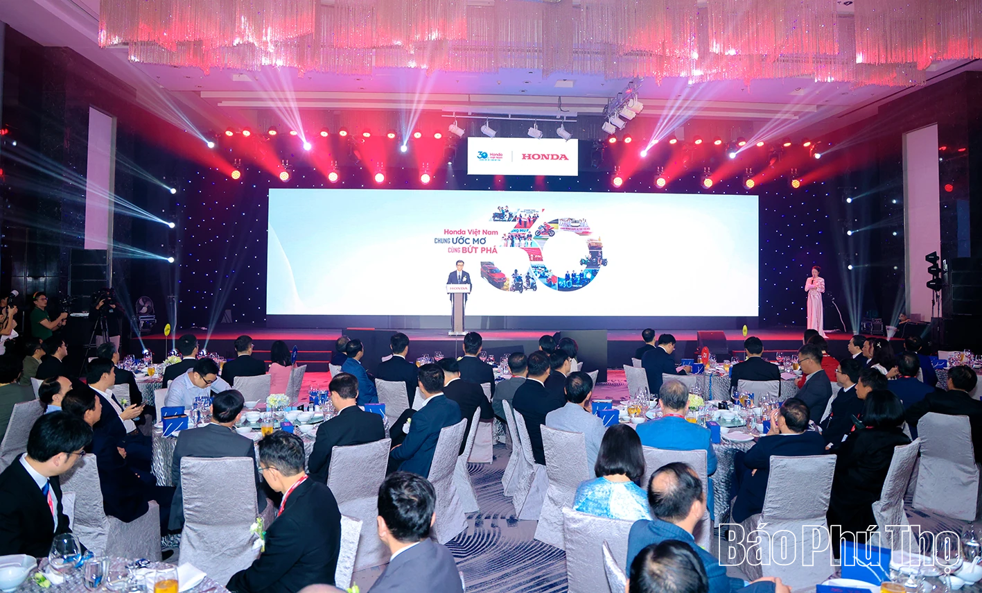 Kỷ niệm 30 năm thành lập Công ty Honda Việt Nam: Khẳng định vị thế doanh nghiệp FDI tiêu biểu