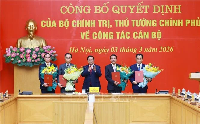 Thủ tướng Phạm Minh Chính trao Quyết định điều động, bổ nhiệm lãnh đạo Đảng ủy Chính phủ và 4 bộ, cơ quan