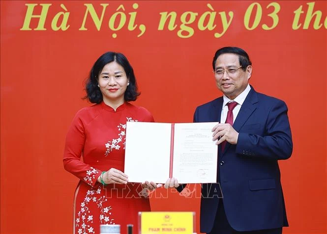 Thủ tướng Phạm Minh Chính trao Quyết định điều động, bổ nhiệm lãnh đạo Đảng ủy Chính phủ và 4 bộ, cơ quan