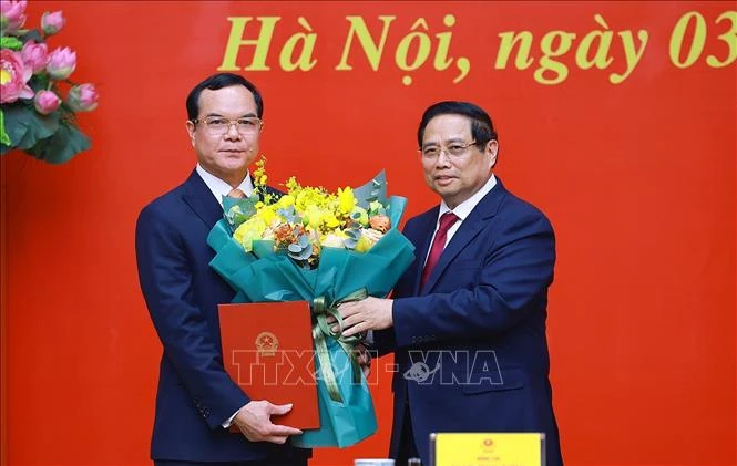 Thủ tướng Phạm Minh Chính trao Quyết định điều động, bổ nhiệm lãnh đạo Đảng ủy Chính phủ và 4 bộ, cơ quan