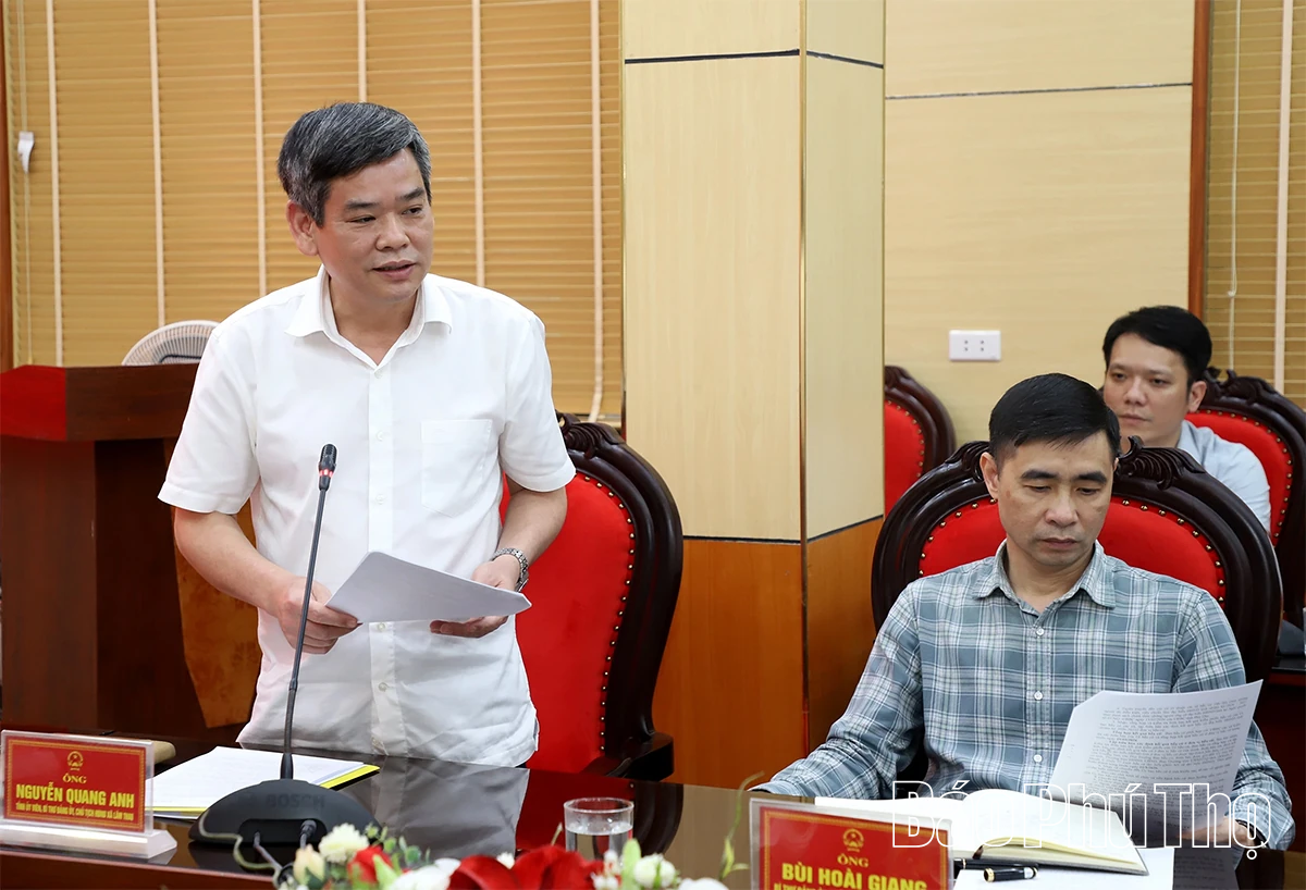 Kiểm tra công tác chuẩn bị bầu cử tại Đơn vị bầu cử số 2