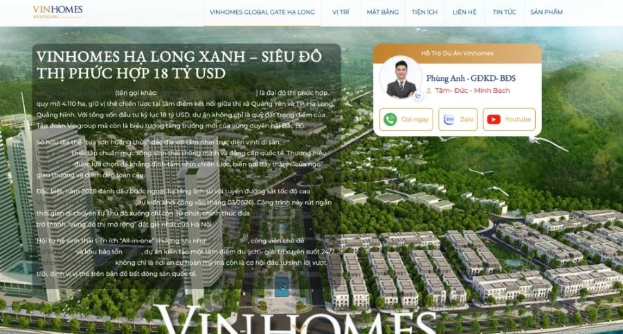 Vị trí Vinhomes Hạ Long Xanh (Vinhomes Global Gate Hạ Long): 3 lợi thế chiến lược năm 2026