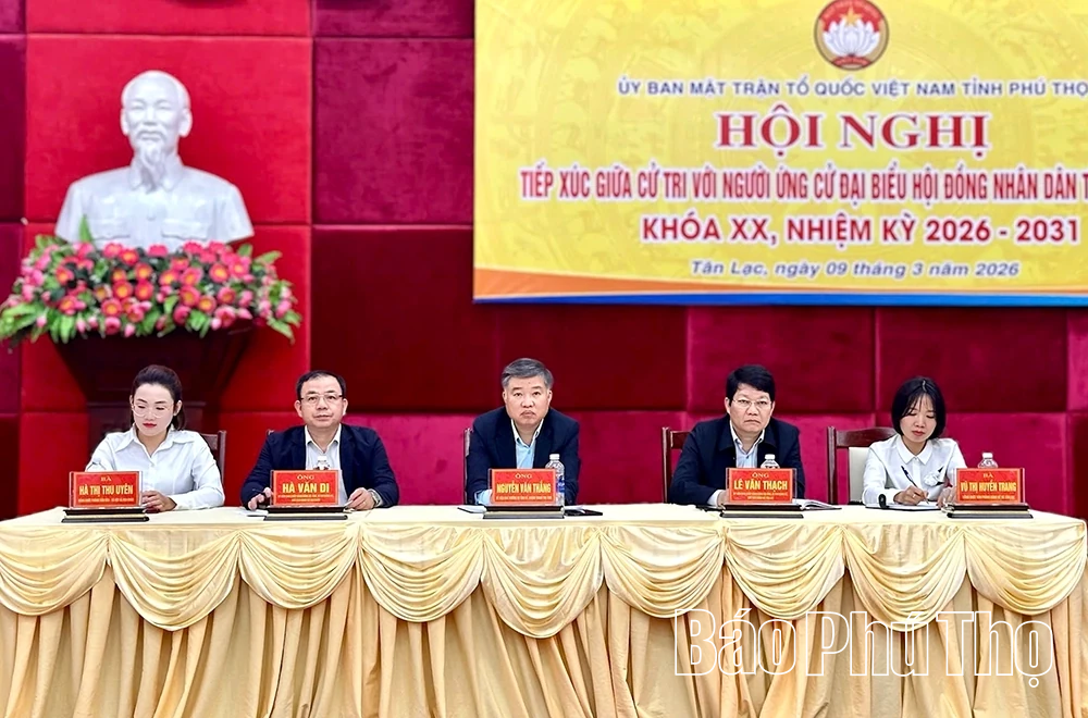 Các ứng cử viên đại biểu HĐND tỉnh tiếp xúc cử tri tại các xã thuộc Đơn vị bầu cử số 16