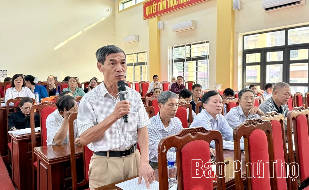 Ứng cử viên đại biểu HĐND tỉnh nhiệm kỳ 2026-2031 tiếp xúc cử tri Đơn vị bầu cử số 12