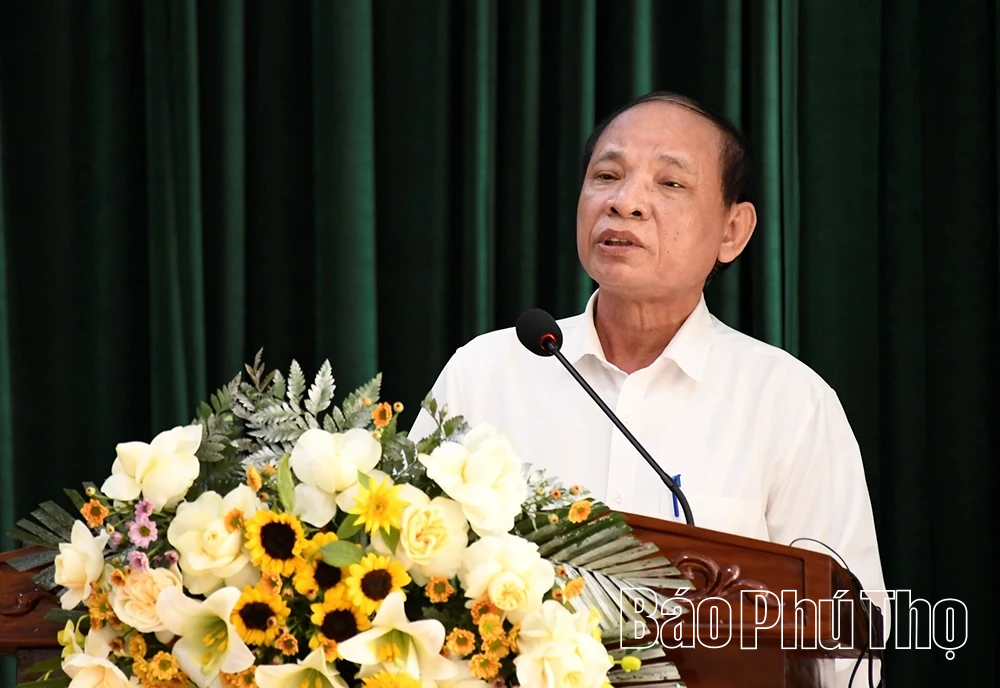 Ứng cử viên đại biểu HĐND tỉnh thuộc Đơn vị bầu cử số 11 tiếp xúc cử tri, vận động bầu cử