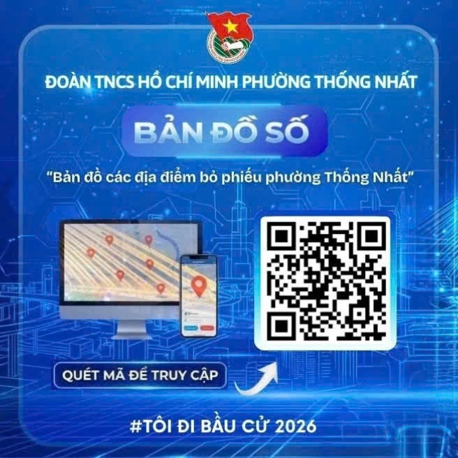 Triển khai công trình thanh niên “Bản đồ số các khu vực bỏ phiếu”