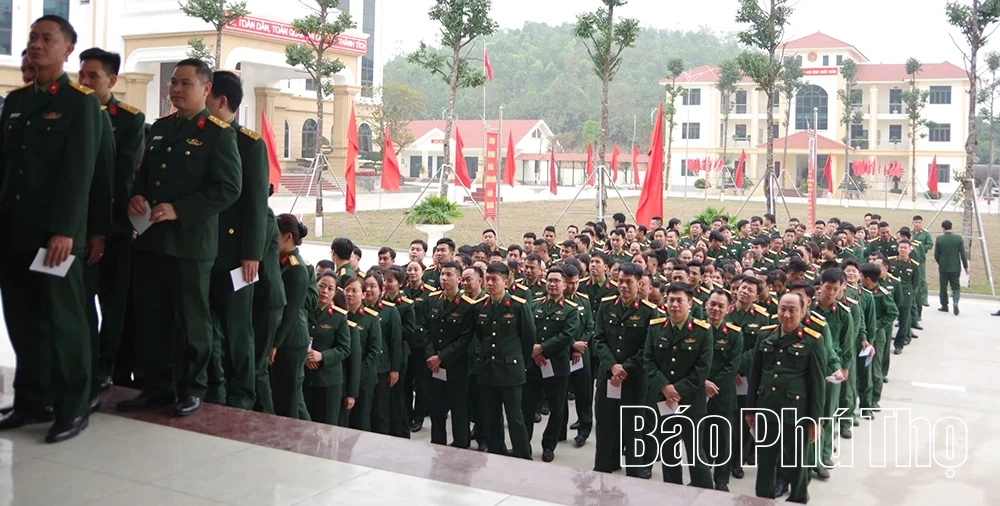 100% cán bộ, chiến sĩ cơ quan Bộ CHQS tỉnh hoàn thành việc bỏ phiếu