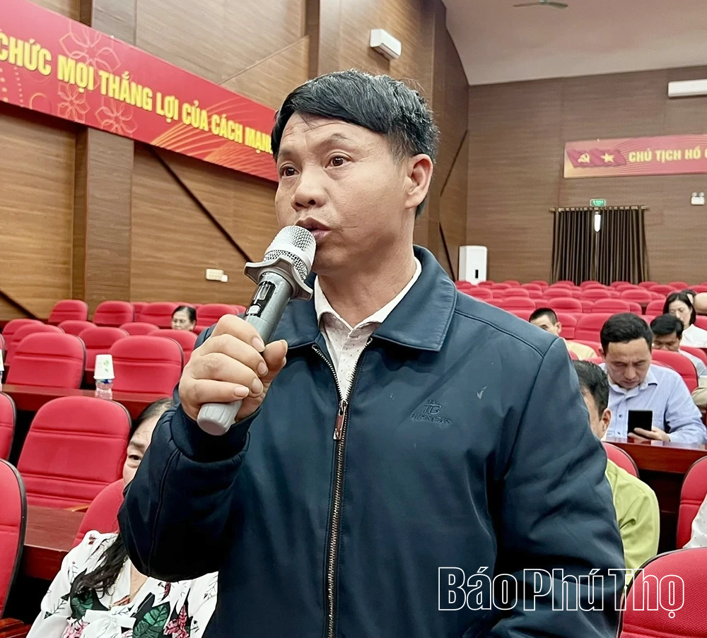 Các ứng cử viên đại biểu HĐND tỉnh khóa XX tiếp xúc cử tri tại Đơn vị bầu cử số 13