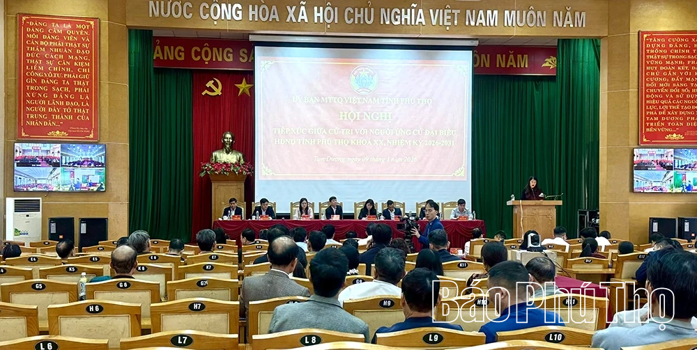 Các ứng cử viên đại biểu HĐND tỉnh khóa XX tiếp xúc cử tri tại Đơn vị bầu cử số 10