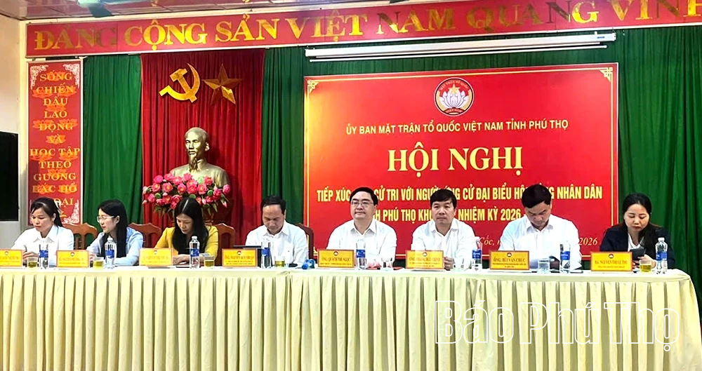 Ứng cử viên đại biểu HĐND tỉnh tiếp xúc cử tri tại các xã Lạc Sơn, Thượng Cốc