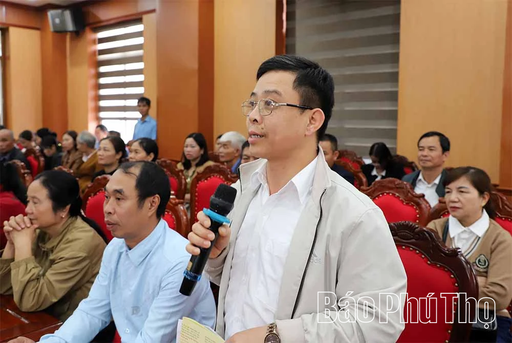 Các ứng cử viên đại biểu HĐND tỉnh khóa XX tiếp xúc cử tri tại xã Lạc Thủy và Cao Dương