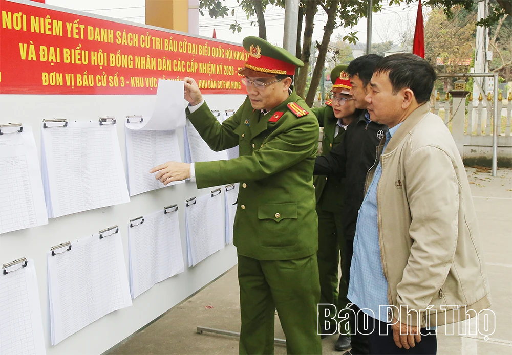 Đảm bảo an ninh trật tự phục vụ bầu cử