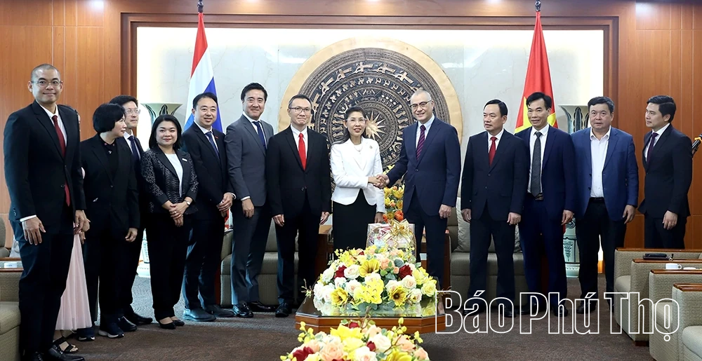 Bí thư Tỉnh ủy Phạm Đại Dương tiếp Đại sứ Vương quốc Thái Lan tại Việt Nam