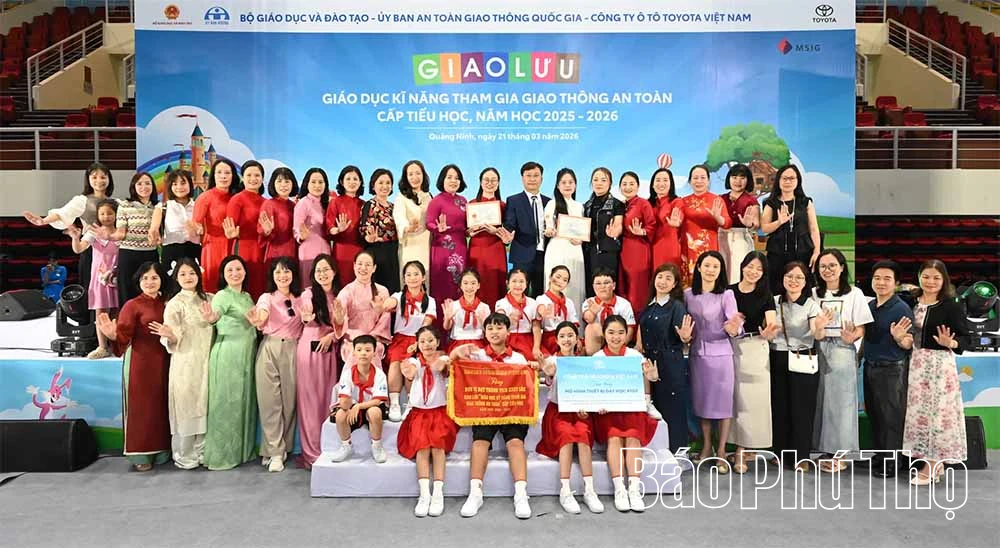 Phú Thọ dẫn đầu tại Chung kết cấp quốc gia “Giao lưu giáo dục kỹ năng tham gia giao thông an toàn cấp tiểu học ”
