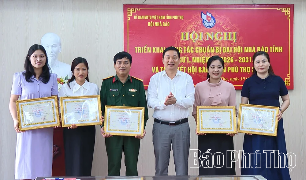 Chuẩn bị Đại hội Hội Nhà báo tỉnh Phú Thọ lần thứ I, nhiệm kỳ 2026-2031