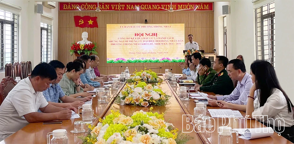Ủy ban Bầu cử phường Thống Nhất công bố kết quả bầu cử