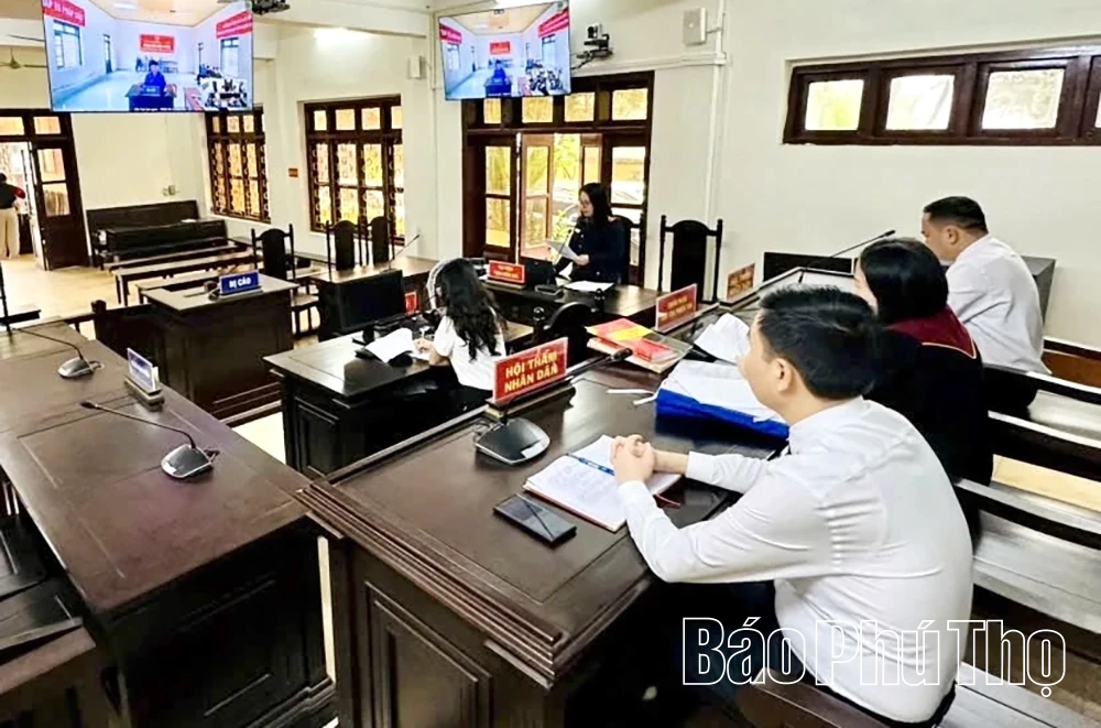 Hiệu quả rõ nét từ chuyển đổi số ở Tòa án Nhân dân khu vực 6 - Phú Thọ
