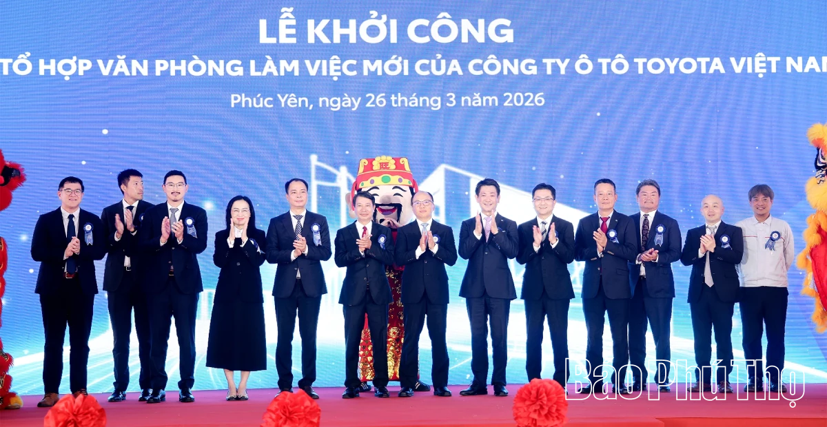Toyota Việt Nam khởi công Dự án Tổ hợp văn phòng làm việc mới tại tỉnh Phú Thọ