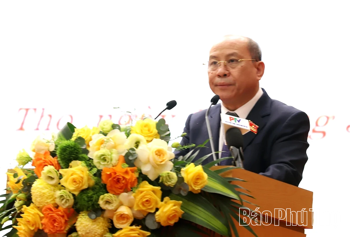 Phát biểu bế mạc Kỳ họp thứ Nhất, HĐND tỉnh khóa XX, nhiệm kỳ 2026-2031 của đồng chí Bùi Đức Hinh - Phó Bí thư Tỉnh ủy, Chủ tịch HĐND tỉnh