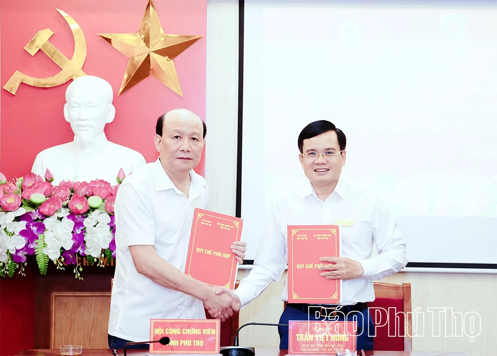 Ký kết quy chế phối hợp quản lý Nhà nước về công tác luật sư và công chứng