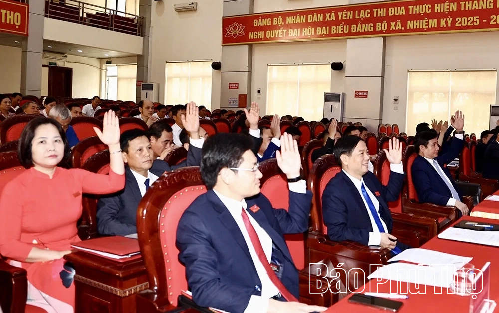 Kỳ họp thứ Nhất, HĐND xã Yên Lạc nhiệm kỳ 2026 - 2031: Kiện toàn bộ máy chính quyền địa phương