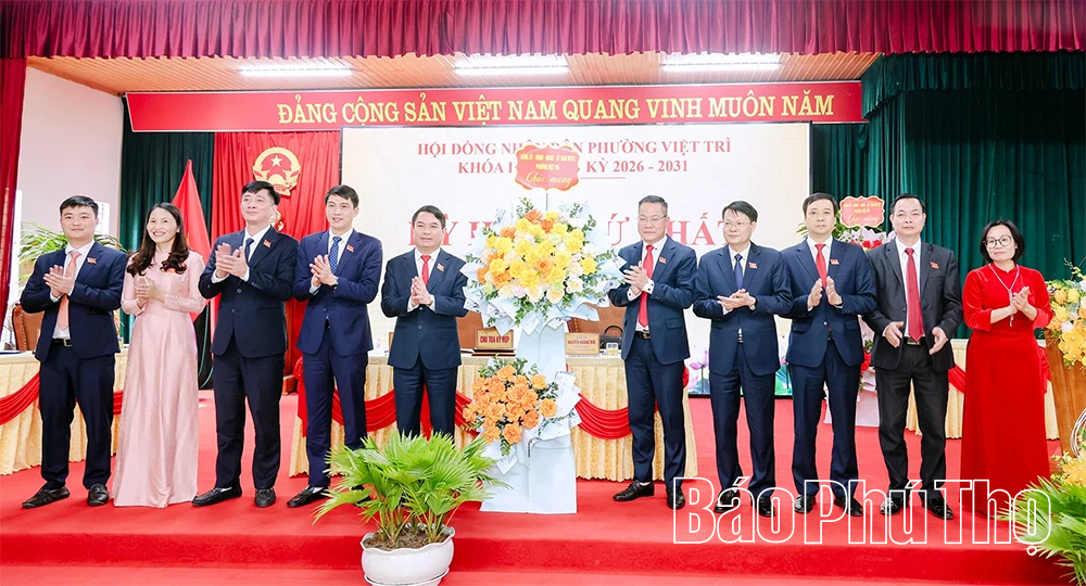 Phường Việt Trì kiện toàn các chức danh chủ chốt HĐND, UBND phường nhiệm kỳ 2026 - 2031