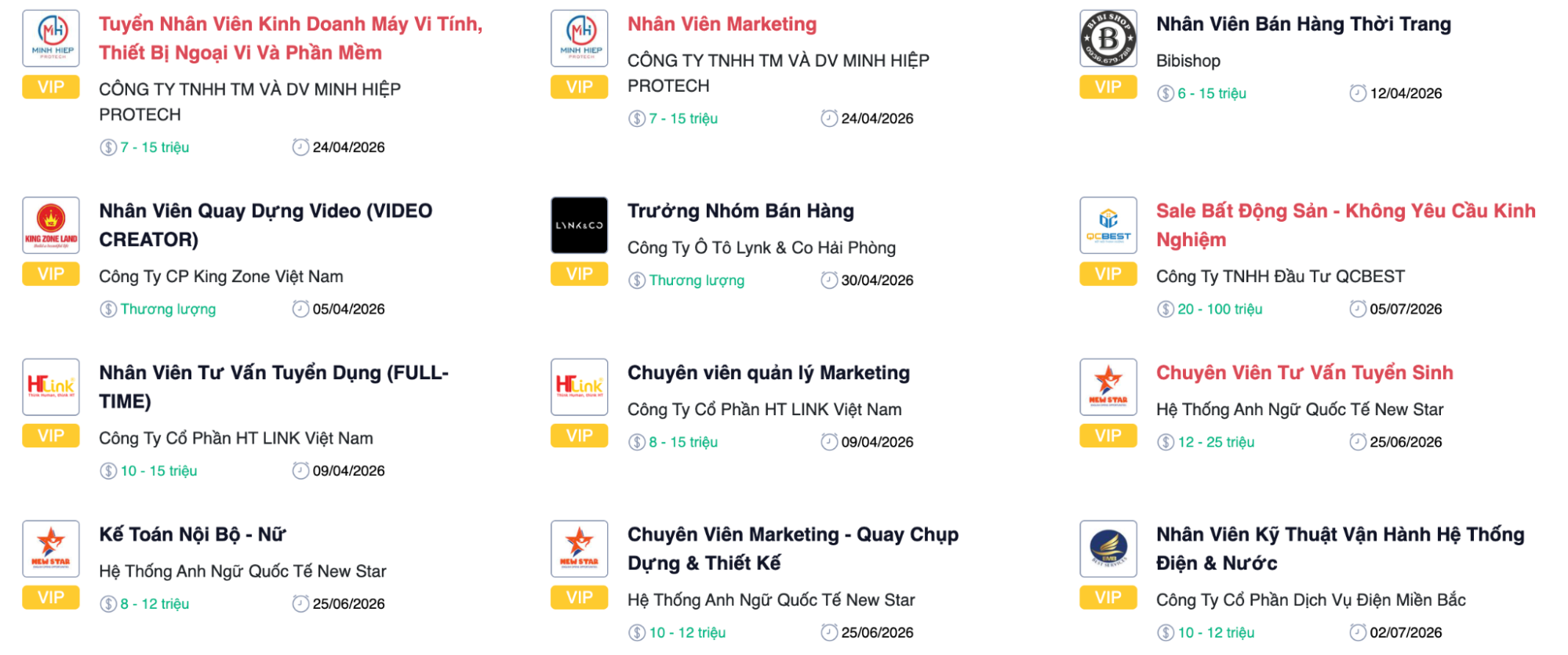 Vieclamhaiphong.edu.vn nền tảng tuyển dụng Hải Phòng được doanh nghiệp tin dùng