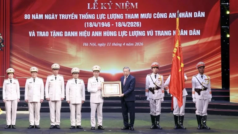 Tổng Bí thư, Chủ tịch nước Tô Lâm dự Lễ kỷ niệm 80 năm Ngày truyền thống lực lượng Tham mưu Công an