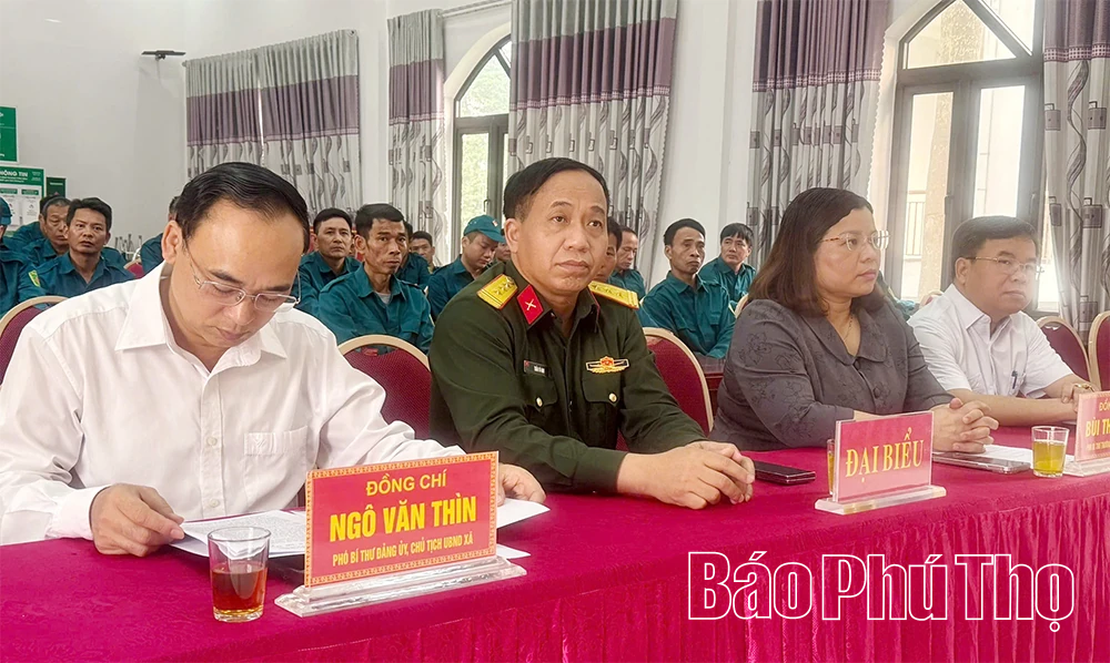 Xã Hoàng An khai mạc huấn luyện dân quân năm 2026