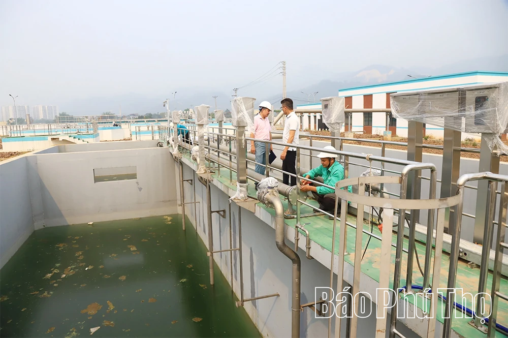 Tăng tốc về đích Nhà máy xử lý nước thải Hòa Bình