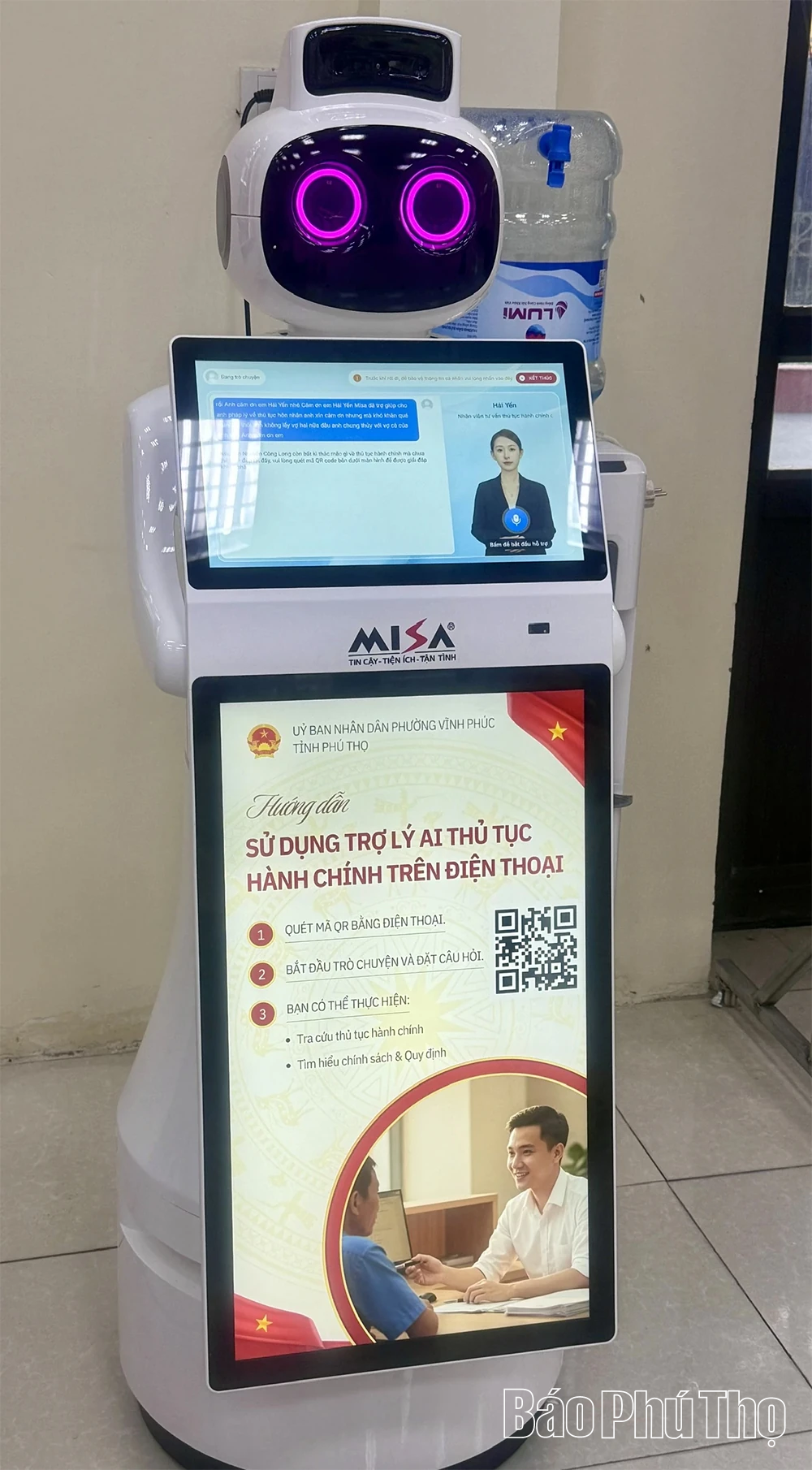 Phường Vĩnh Phúc ứng dụng trí tuệ nhân tạo trong giải quyết thủ tục hành chính