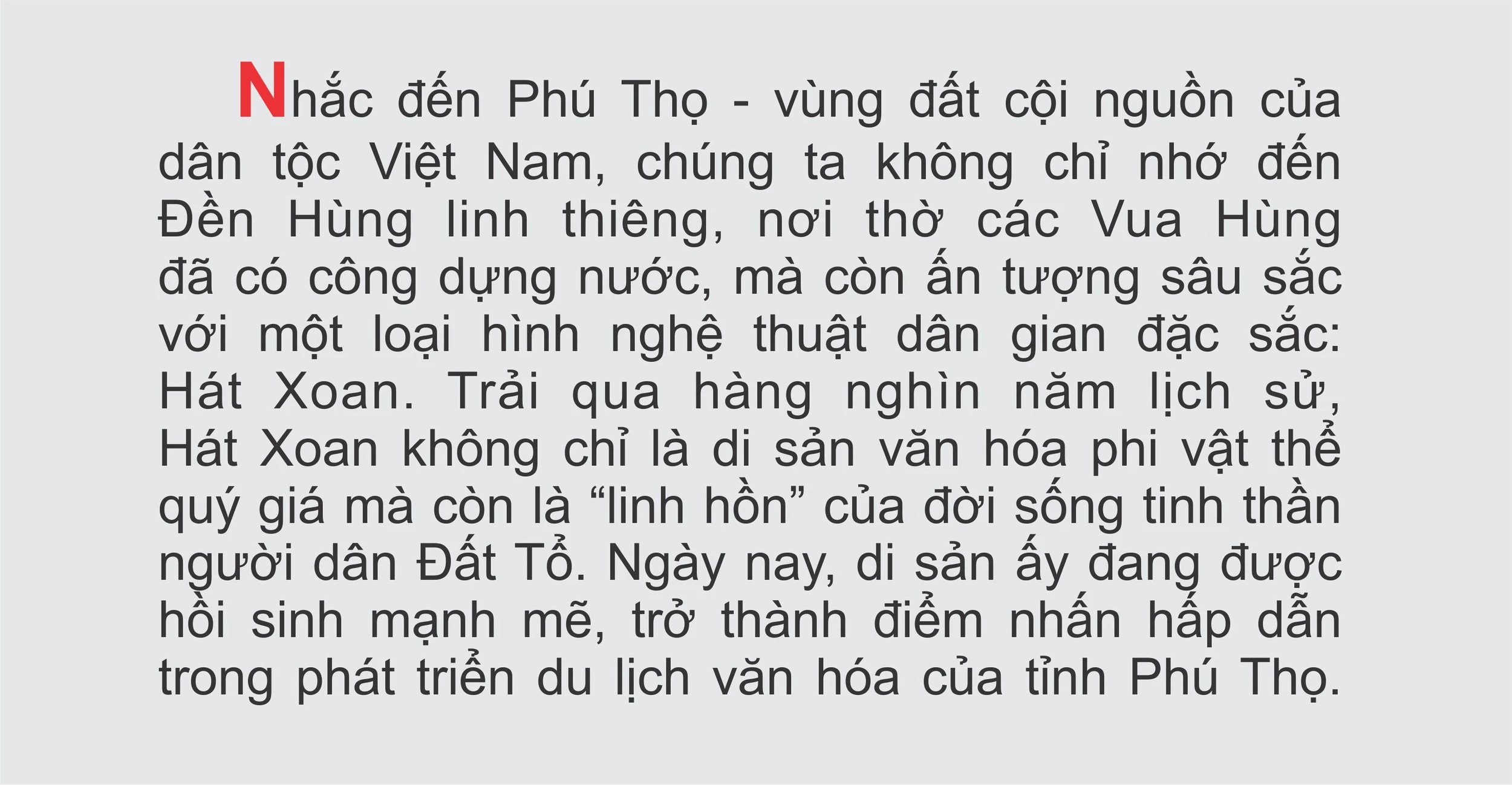 Hát Xoan làng cổ - Âm vang di sản vùng Đất Tổ