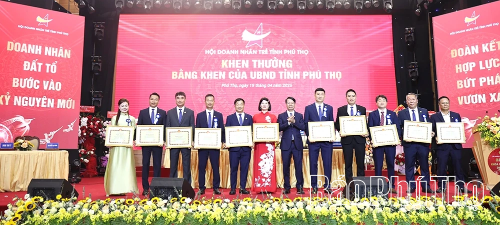 Đại hội Hội Doanh nhân trẻ tỉnh Phú Thọ lần thứ I, nhiệm kỳ 2026 - 2031