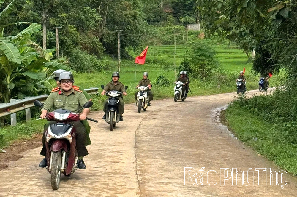 Công an xã Yên Phú giữ vững an ninh trật tự từ cơ sở