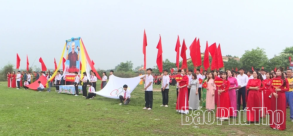 Trên 200 vận động viên tham gia Đại hội Thể dục thể thao xã Chí Tiên lần thứ I