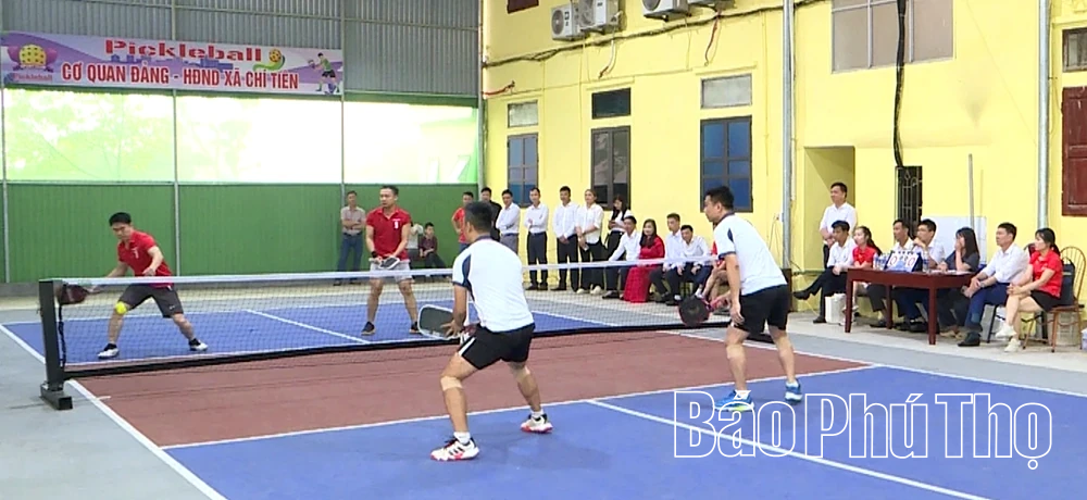 Trên 200 vận động viên tham gia Đại hội Thể dục thể thao xã Chí Tiên lần thứ I