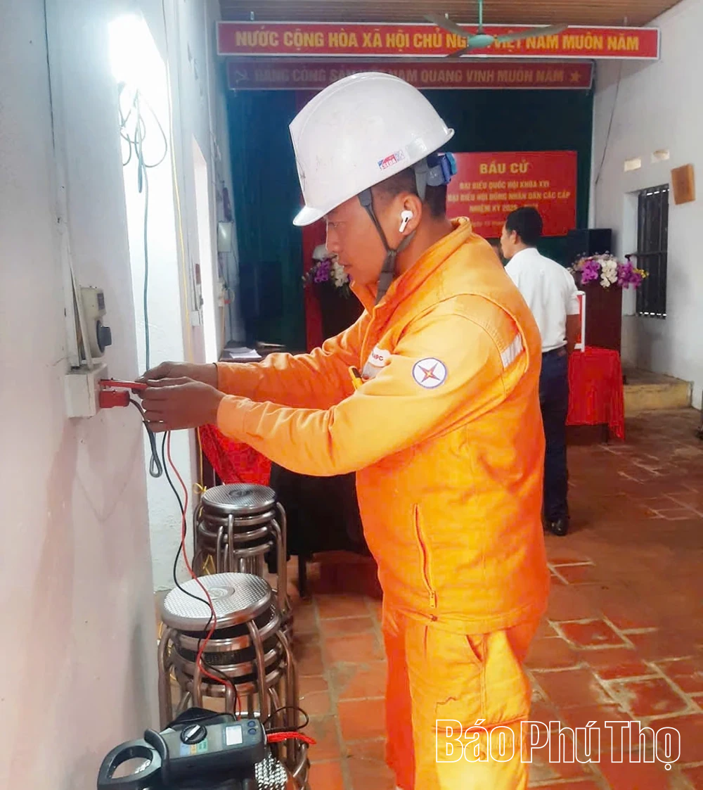 Đội quản lý điện lực khu vực Lập Thạch nâng cao chất lượng cung cấp điện